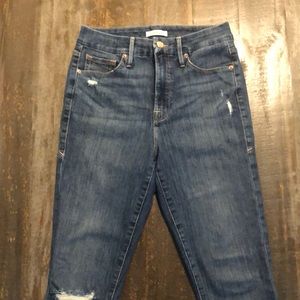 Good American - Good Waist distressed skinny jeans